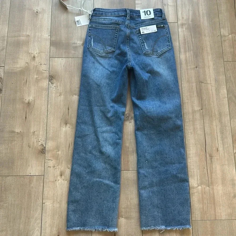 NWT Joe's Jeans Kids' The Sadie Frayed Hem Relaxed Fit Jeans Sz 10 - Picture 8 of 11